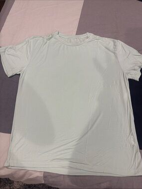 Comfrt cloud lounge Short Sleeve Crew Neck Shirt - Light Mint